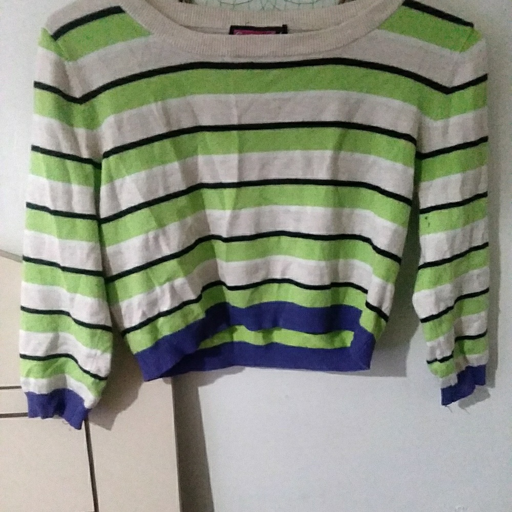 A croptop sweater